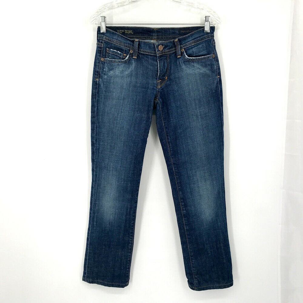 Citizens of Humanity Ava #142 Womens Jeans Low Waist Stretch Straight Leg 27‎